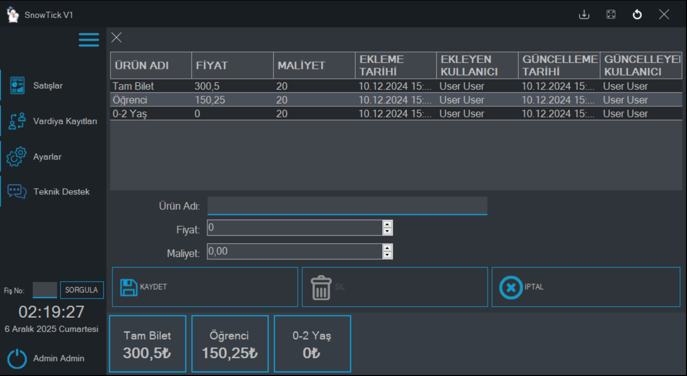 SmartTick Onay / Red Ekranı