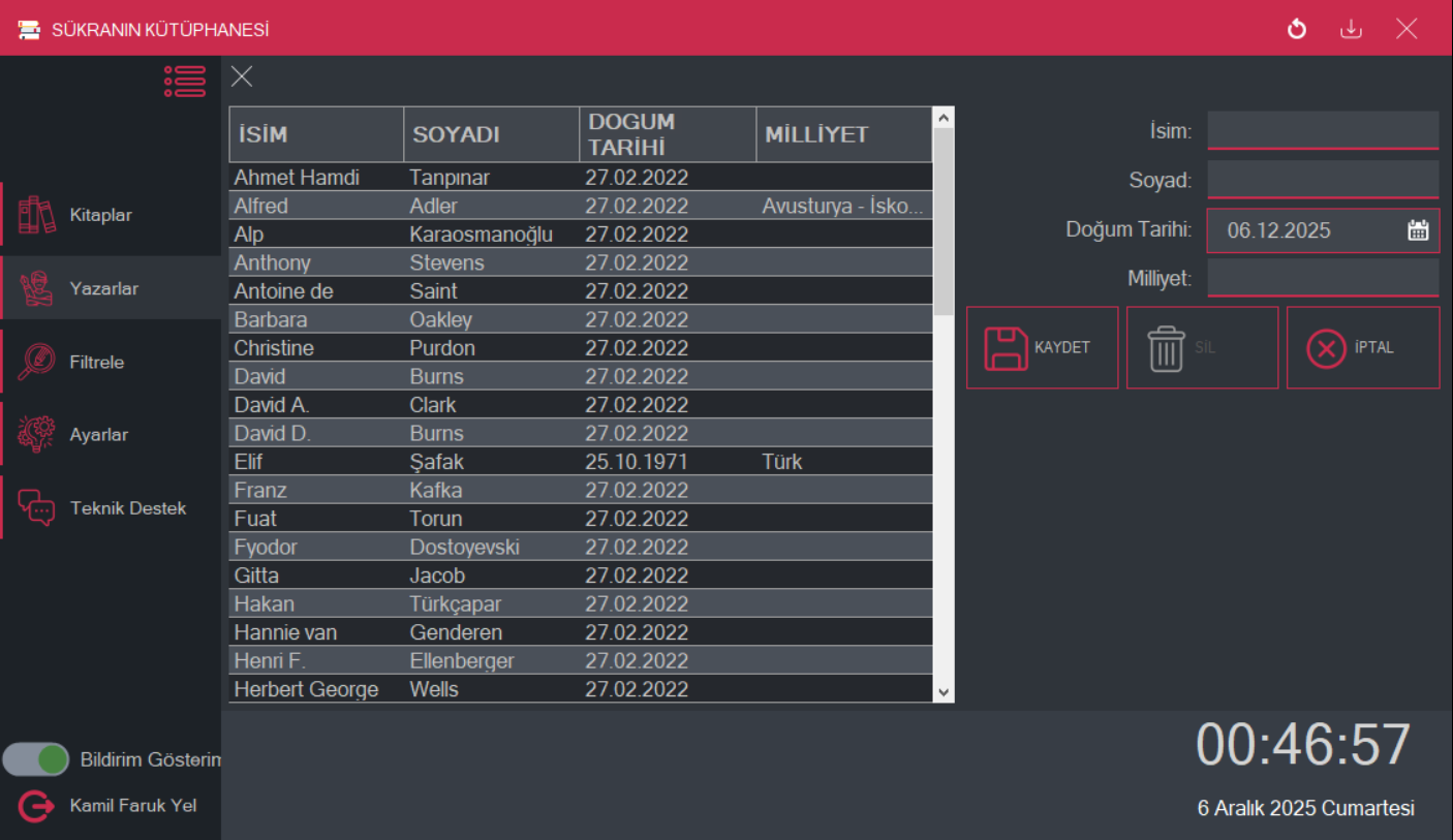 Şükran Library Alıntı ve Notlar
